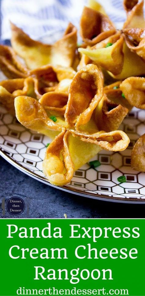 Cheese Rangoon Recipe, Cream Cheese Rangoon, Cheese Rangoon, Panda Express Recipes, Chinese Soups, Rangoon Recipe, Chinese Food Recipes, Cheese Wontons, Cream Cheese Wontons