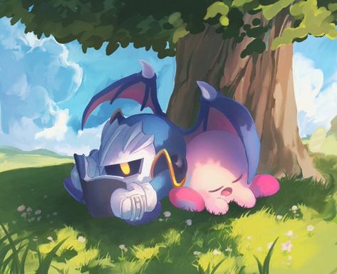 Pink Demon, Kirby Stuff, Kirby Character, Meta Knight, Kirby Art, Nintendo Art, Knight In Shining Armor, Anime Crafts, Cute Pokemon