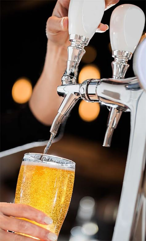 Pouring Draft Beer Out of a Kegerator Draft Beer Photography, Beer Pouring, Kingfisher Beer, Easy Alcoholic Drinks, Alcholic Drinks, Beer Photography, Beer Store, Ipa Beer, Beer Tap