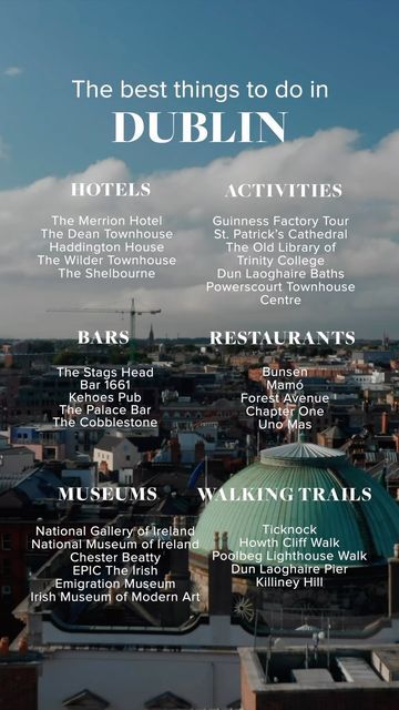 Condé Nast Traveller on Instagram: "Happy St Patrick’s Day 🍀 Planning a visit to the Irish capital? You’re in luck because we’ve curated a local’s guide on the must-visit addresses to check out. Save this reel for your next trip to Dublin. Plus, tap the link in bio for more of the best hotels, restaurants and things to do there." Irish Vacation, Dublin Hotels, Ireland Road Trip, Dublin Ireland Travel, Ireland Itinerary, Dublin Travel, Ireland Travel Guide, Ireland Vacation, Visit Ireland