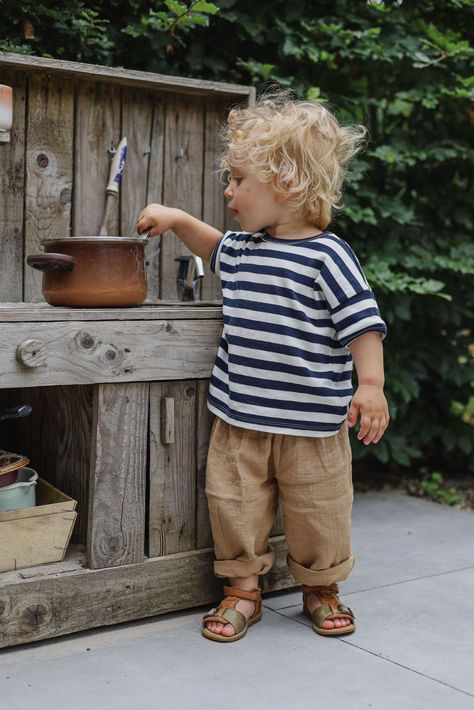 Granola Kids Aesthetic, Granola Baby Aesthetic, Infant Outfits Boy, Fisherman Pants, Baby Fits, Oversized T Shirts, Organic Baby Clothes