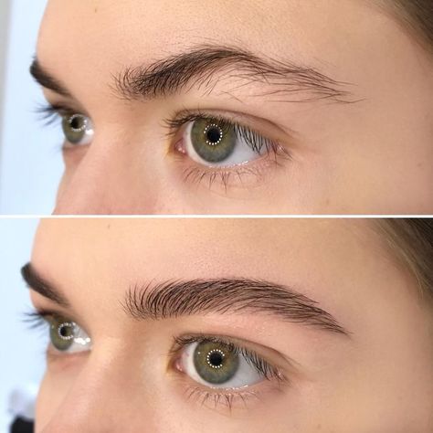 Thicker Eyebrows Makeup, Thick Eyebrow Shapes, Eyebrow Extensions, Straight Eyebrows, Beauty Skin Quotes, Eyebrow Lift, Brow Care, Perfect Eyelashes, Eyebrow Makeup Tips