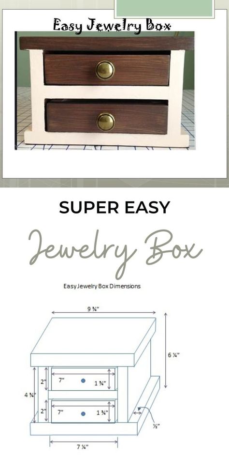 Diy Small Jewelry Box Projects, Jewelry Box Plans Diy, Wood Jewelry Box Ideas Diy Projects, Diy Jewelry Box Ideas Handmade, How To Make A Jewelry Box Diy, Wooden Jewelry Boxes Diy, Homemade Jewelry Box Ideas, Diy Jewelry Box Wooden, Master Closet System