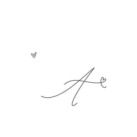 A With A Heart Tattoo, Small Letter A Tattoo, Tattoo With Letter A, Tattoo A Letter, Small A Tattoo, E Initial Tattoo, A Tattoo Letter, A Letter Tattoo, Arlo Tattoo