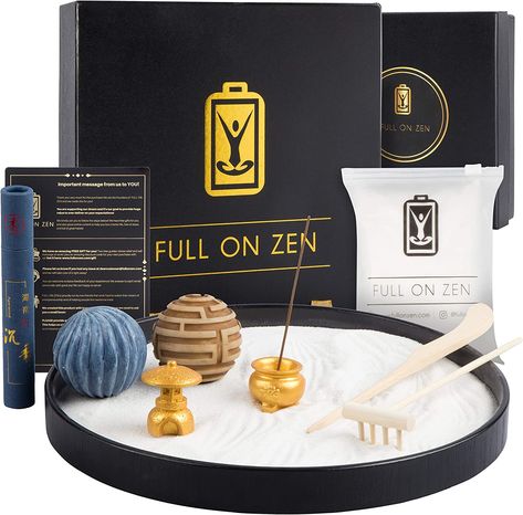 Desk Zen Garden, Zen Desk, Zen Garden Sand, Sand Tray Therapy, Desktop Zen Garden, Zen Sand Garden, Christmas Presents For Moms, Interactive Gifts, Sand Tray