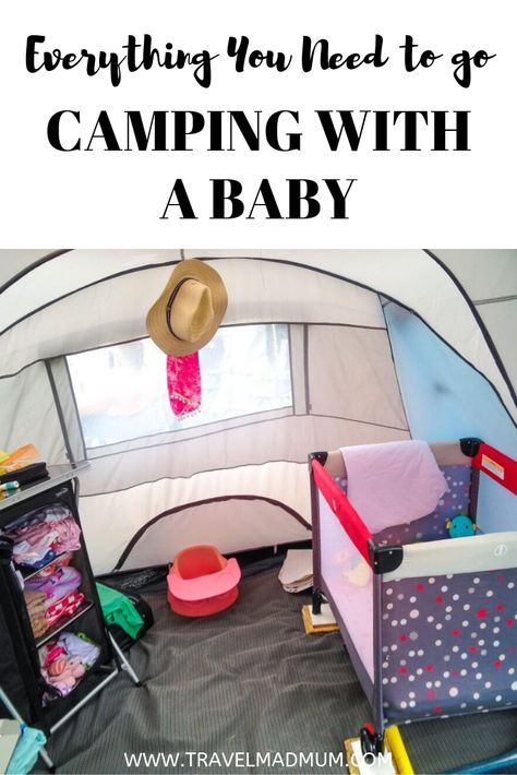 Camping With Baby, Baby Camping, Camping Gear Checklist, Zelt Camping, Camping With Toddlers, Camping With A Baby, Camping Must Haves, Diy Bebe, Camping Checklist