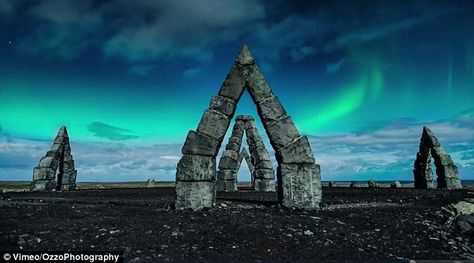 The Arctic Henge, a pagan monument in the north of the country, makes an appearance in the  film North Iceland, Arctic Circle, Whale Watching, Lonely Planet, Cologne Cathedral, Land Scape, Small Towns, Iceland, Places To See