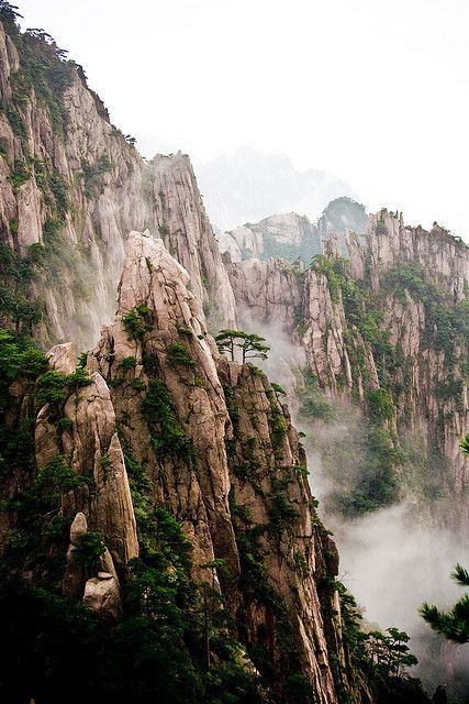 Huangshan Mountains, Chinese Mountains, Huangshan, Zhangjiajie, Chinese Landscape, Nature View, Mountain Scene, Year Anniversary, Nature Pictures