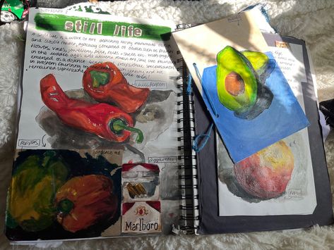 Still Life Sketchbook Pages, Still Life Title Page Gcse, Still Life Title Page, Artbook Inspiration, Art A Level, A Level Sketchbook, Art Igcse, Artist Research Page, Gcse Sketchbook