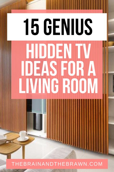 Hidden Tv Ideas, Hide Tv Over Fireplace, Tv Bookshelf, Hidden Tv Cabinet, Organization Ideas Closet, Tv Above Fireplace, Billy Ikea, Tv Over Fireplace, Tv Lift Cabinet