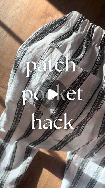 Lazy Pants, Sewing Pockets, Couture Techniques, Tips Sewing, Advanced Sewing, Sew Patterns, Diy Wardrobe, Diy Sewing Pattern, Hacks Diy