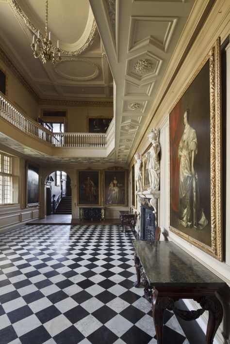 © National Trust Images/John Hammond The Great Hall at Ham House Manor House Interior, Ham House, English Manor Houses, The Great Hall, Great Hall, English Manor, English Country House, Stately Home, Great House