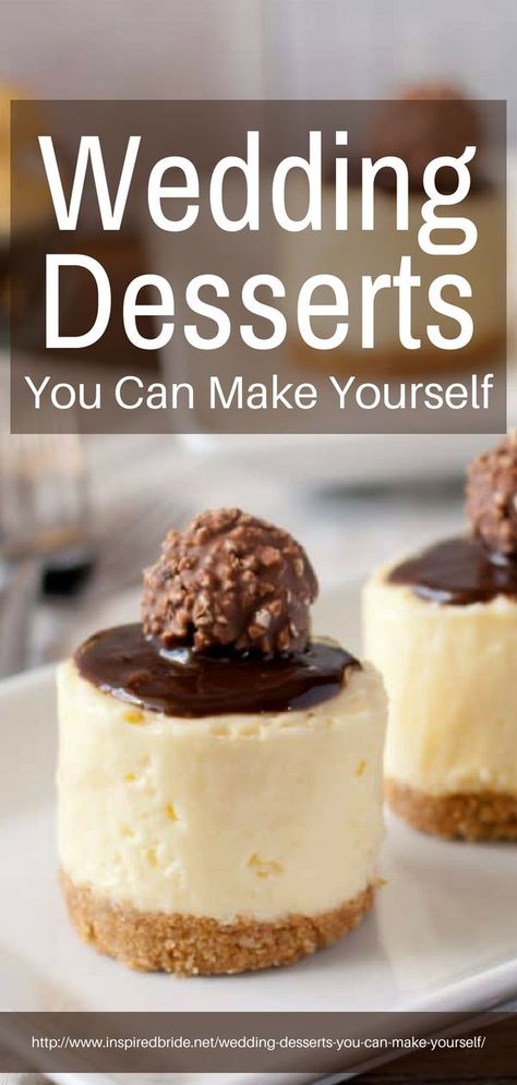 Wedding Desserts Ideas, Easy Wedding Desserts, Autumn Appetizers, Diy Wedding Desserts, Finger Desserts, Reception Desserts, Mini Dessert Recipes, Bridal Shower Desserts, Desserts Ideas