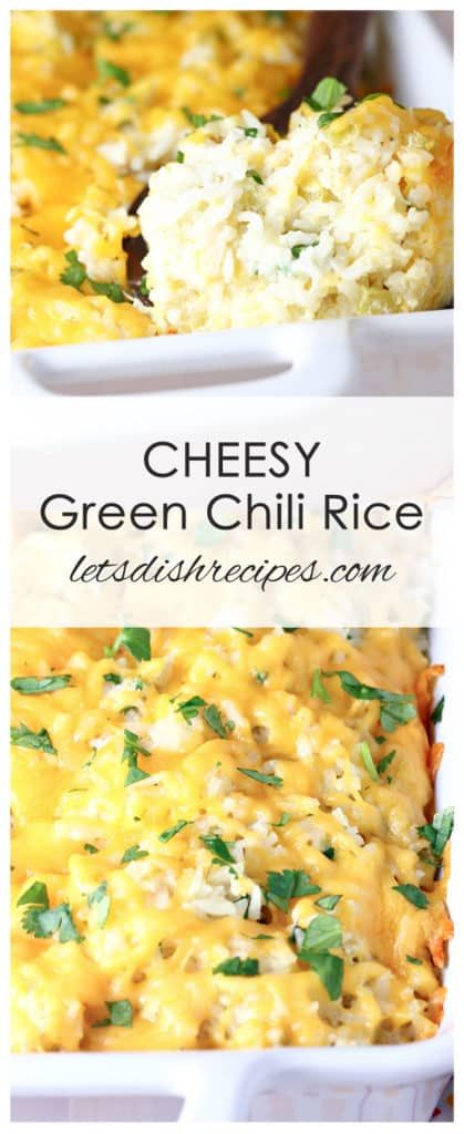 Green Chili Rice Casserole, Green Chili Rice Recipe, Chili Rice Recipe, Chili Rice Casserole, Green Chili Rice, Cheesy Chili, Green Chili Recipes, Chili Rice, White Rice Recipes