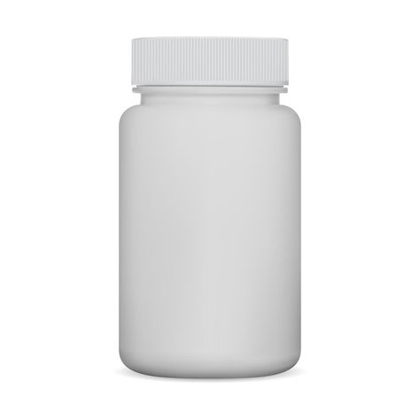 White pill bottle. supplement jar, plast... | Premium Vector #Freepik #vector #pill-mockup #medicine-box #supplement-bottle #medicine-packaging Pill Packaging, Supplement Bottles, Medicine Packaging, Pill Bottle, Medicine Boxes, Pill Bottles, Medicine Bottles, Bottle Packaging, Bottle Design