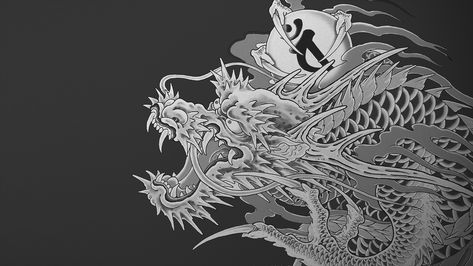 Dragon of Dojima edited wallpaper Yakuza Dragon Wallpaper, Japanese Wallpaper Pc Hd, Ryu Ga Gotoku Wallpaper, Yakuza Wallpaper Pc, Dragon Pc Wallpaper, Kiryu Kazuma Wallpaper, Dragon Of Dojima, Edited Wallpaper, Dragon Koi Tattoo Design