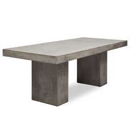 Elcor Dining Table | Urbia Imports Concrete Dining Table, Concrete Counter, Concrete Table, Concrete Color, Counter Height Dining Table, Counter Table, Patio Interior, Counter Height Table, Modern Outdoor Furniture