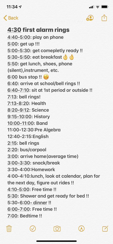 Friday Routine, Thursday Routine, Monday Routine, Good Apps For Iphone, Daily Checklist, Pre Algebra, Daily Routine, School Hacks, Self Care Activities