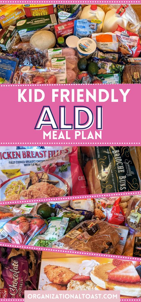 Meals For 3 On A Budget, Meal Prep With Kids Families, Meals On A Budget Family Aldis, Aldis Meals Healthy, Aldis Meals On A Budget, Summer Aldi Meal Plan, Quick Aldi Dinner Ideas, Easy Aldi Lunches, Aldis Dinner Recipe