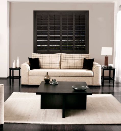 Classic Shutters, Shutters Interior, Designer Window Treatments, Nelson Family, Indoor Shutters, Painting Shutters, Interior Window Shutters, Black Shutters, Custom Shutters