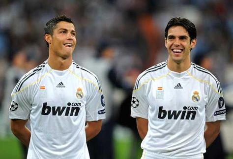 cr7 and KaKa Kaka And Ronaldo, Ronaldo And Kaka, Kaka Ronaldo, Kaka Real Madrid, Ricardo Kaka, Ruud Van Nistelrooy, Ronaldo Pictures, Cristino Ronaldo, Madrid Football