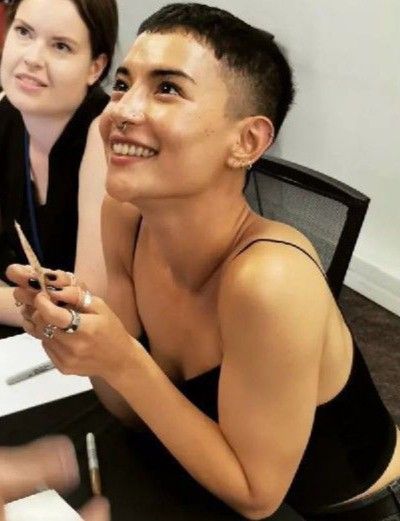 Almost Bald Haircut For Women, Women Super Short Hair, Womens Very Short Hairstyles, Women’s Buzzed Haircuts, Shaved Head Woman Aesthetic, Short Hair Fades Women, Buzzed Haircuts For Women, Long Buzzcut Women Pixie Haircuts, Masc Buzzcut