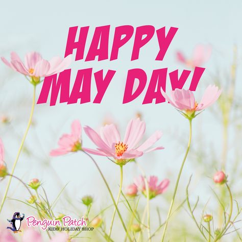 Across history, many cultures celebrated the coming of spring with a festival. Today is May Day, so don't forget to smell the flowers! 🌸 Looking for more ways to celebrate spring? 🌷Visit penguinpatch.com! 🐧 #spring #mayday #penguinpatchholidayshop #celebrate #flowers Penguin Patch, Happy May Day, Welcome May, May Days, Happy May, May Day, Hair Design, Morning Greetings, New Month