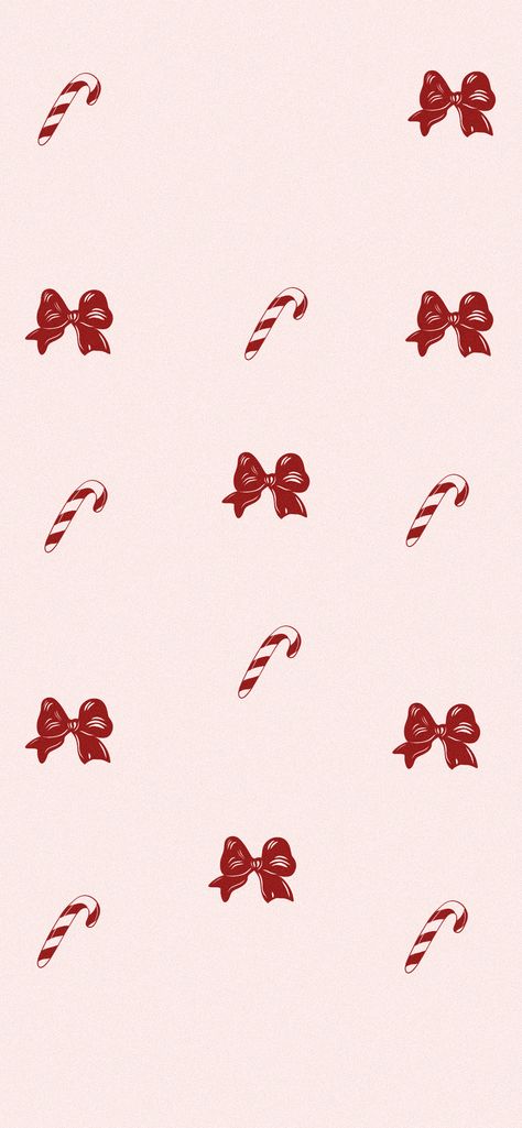 Candy Cane Background Iphone Wallpapers, Red Bow Iphone Wallpaper, Coquette Christmas Background, Aesthetic Ipad Wallpaper Christmas, Christmas Tablet Wallpaper, Fun Christmas Backgrounds, Ipad Wallpaper Aesthetic Christmas, Candy Cane Wallpaper Iphone, Wallpaper Navidad Aesthetic