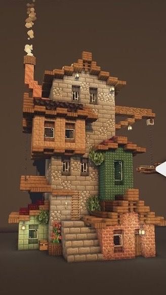 Minecraft Extra Builds, Minecraft House Ideas 2 Story, 10x10 Minecraft House, House In Tree Minecraft, Minecraft White Concrete House, Small Shop Minecraft Ideas, Minecraft Librarian House Ideas, Minecraft Conjoined Houses, Plant Minecraft Ideas