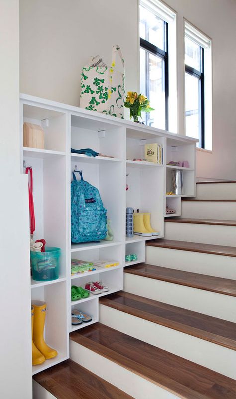 Staircase storage design