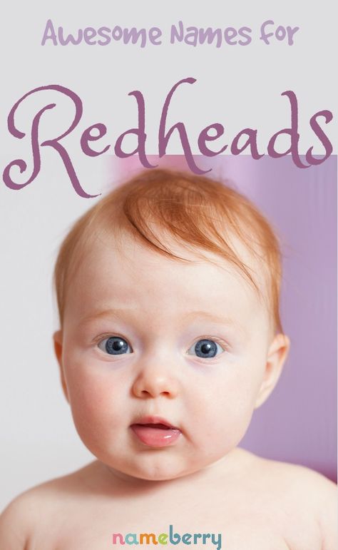 If you're lucky enough to have a redhead, here are some perfect names. Names Meaning Red, Names For Redheads, Redhead Baby Boy, Redhead Baby Girl, Disney Merida, Baby Names Short, Redhead Baby, Names Meaning, Strong Baby Names