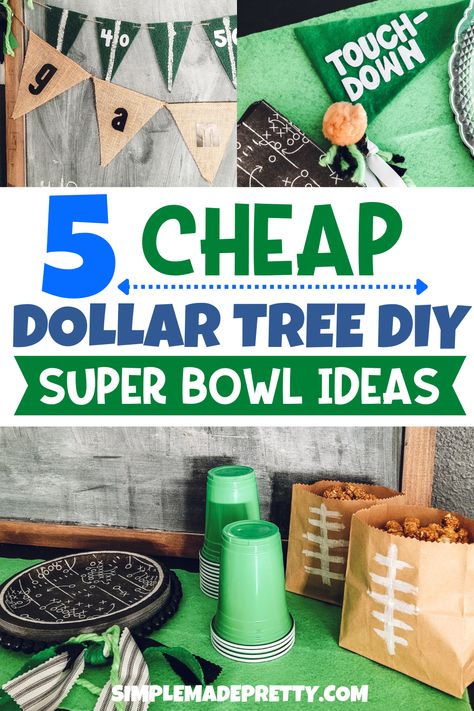 Super Bowl Themed Birthday Party, Super Bowl Table Decor, Super Bowl Table Set Up, Work Super Bowl Party Ideas, Super Bowl Work Party, Super Bowl 2024 Decorations, Super Bowl Dollar Tree, Super Bowl Party Ideas Decorations Diy, Superbowl Party Ideas Games