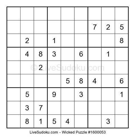 This is going to be difficult but you can do it! http://www.livesudoku.com/en/sudoku.php?puzzle=1600053 Sudoku Printable, Hard Puzzles, Brain Teaser Games, Sudoku Puzzles, Number Puzzles, Creative Activities For Kids, Brain Teasers, Puzzle Game, The Game