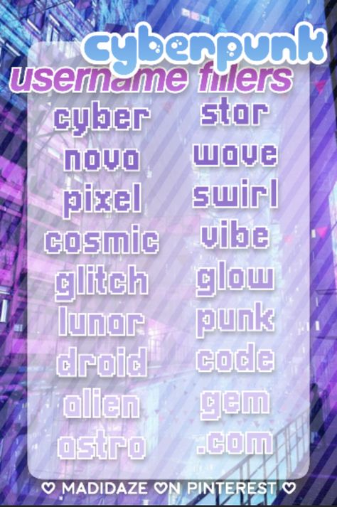 Email Username Ideas Aesthetic, Gmail Ideas Names, Filler Words For Usernames, Webcore Username, Tropical Username Ideas, Username Fillers Aesthetic, 2000s Usernames, Space Username Ideas, Gmail Username Ideas