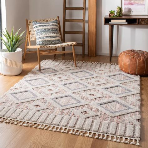 Parksley Five Hundred Twenty Three Area Rug In Grey / Multi Rug Over Carpet, Boho Chique, Moroccan Boho, Southwestern Rug, Southwestern Area Rugs, Living Room Area, Chic Rug, Southwestern Design, Inspire Me Home Decor