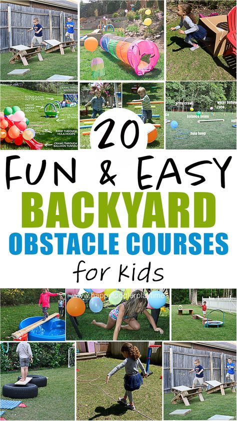 Obstacle Course Party, Obstacle Course Ideas, Obstacle Course For Kids, Summer Activities For Toddlers, Backyard Obstacle Course, Kids Obstacle Course, Fun Backyard, Course Ideas, Backyard Activities