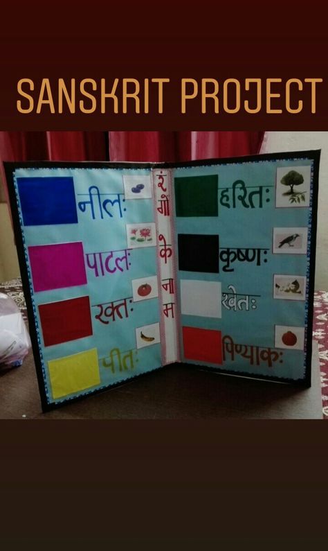 Sanskrit Project, Chart Paper, Sanskrit, School Projects, Project Ideas, Craft Ideas, Quick Saves