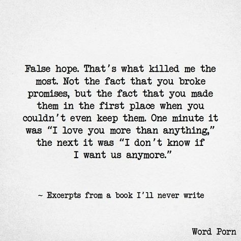 False Hope Quotes, Hope Quotes Relationship, Detachment Quotes, False Hope, Promise Quotes, Life Quotes Inspirational, Giving Quotes, Love Quotes Life, Simple Quotes