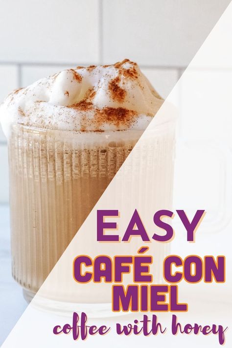 Recipe: How to Make Hot Coffee with Honey (Cafe con Miel) - My Life and Kids Cafe Miel Recipe, Coffee With Honey, Homemade Cafe, Honey Cafe, Honey Coffee, Coffee Soda, Cinnamon Coffee, Sweet Coffee, Decaf Coffee