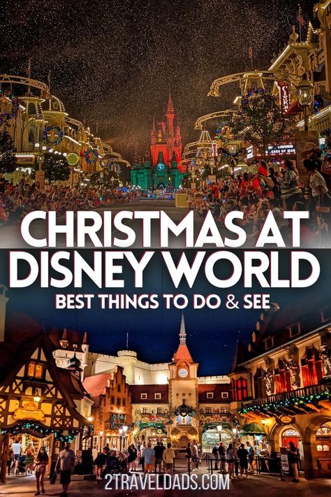 Christmas Disney Surprise Ideas, Christmas In Disney World, Disney World November, Disney For Christmas, Disney In December, Disney World Christmas Party, Christmas Disney World, Honeymoon Disney, Disney November