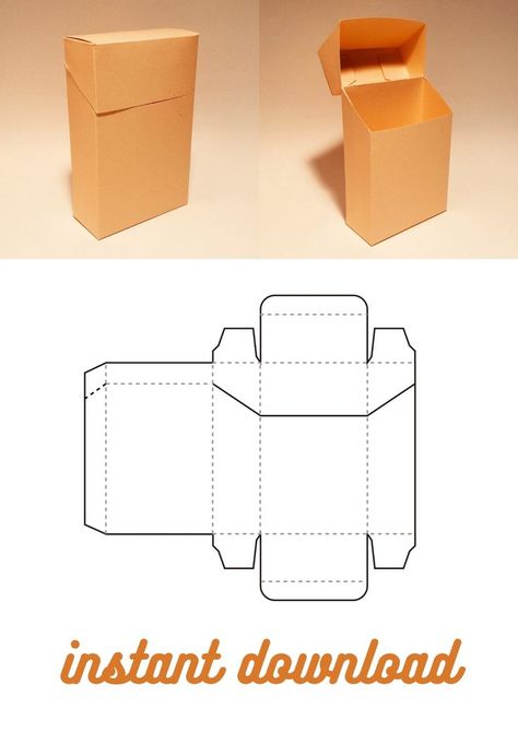 Glass Box Template, Flute Box, Box For Glasses, Box For Flutes, Box 3CB Box Dieline, Template Box, Diy Gift Box Template, Playing Card Box, Paper Toys Template, Packaging Template, Gift Box Template, Glass Box, Kraf Diy