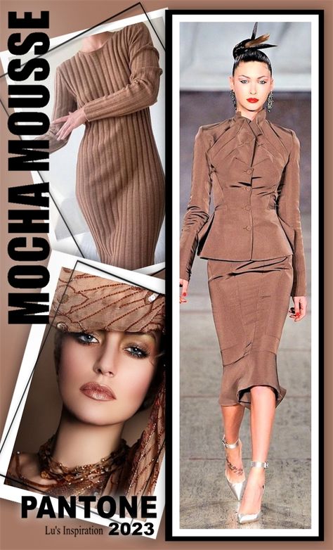 Mocha Mousse Fashion, Mocha Mousse Color, Mocha Mousse Pantone, Mousse Ideas, 2025 Pantone, Electric Blue Lemonade, Lace Cap Hydrangea, 2025 Trends, Autumn Soft