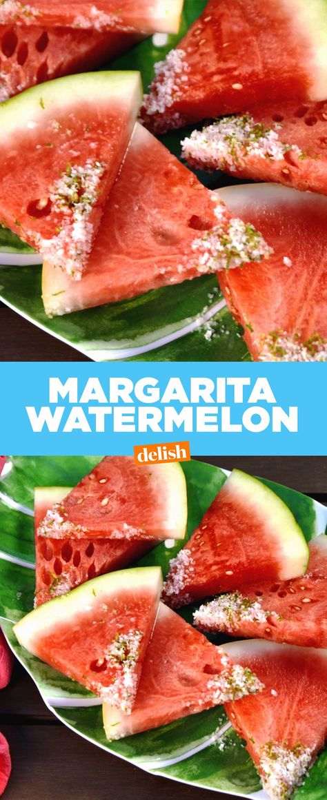 Margarita Watermelon Bites, Boozy Snacks, Boozy Deserts, Alcohol Snacks, Drunken Fruit, Boozy Watermelon, Boozy Fruit, Spiked Watermelon, Boat Snacks