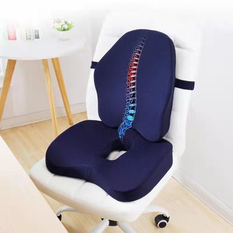 Office Chair Back Support, Orthopedic Pillow, Office Chair Cushion, Support Pillows, Chair Cushion, Back Pillow, Cushion Design, Chair Backs, Lumbar Support