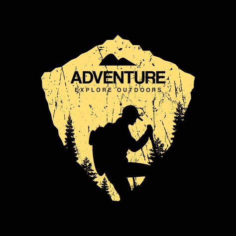 Explore adventure illustration typography. perfect for t shirt design Adventure Typography Design, Typography Design For Tshirt, Adventure Logo Design, Adventure Illustration, Hiking Club, Adventure Logo, Travel Tshirt, Illustration Typography, Ski Helmet