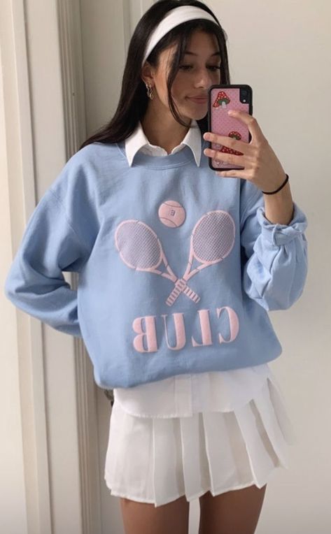 Indie School Outfits, Mode Pastel, Rok Mini, Tennis Skirt Outfit, Skater Girl Outfits, Outfit Trends, Indie Outfits, 가을 패션, Tennis Skirt