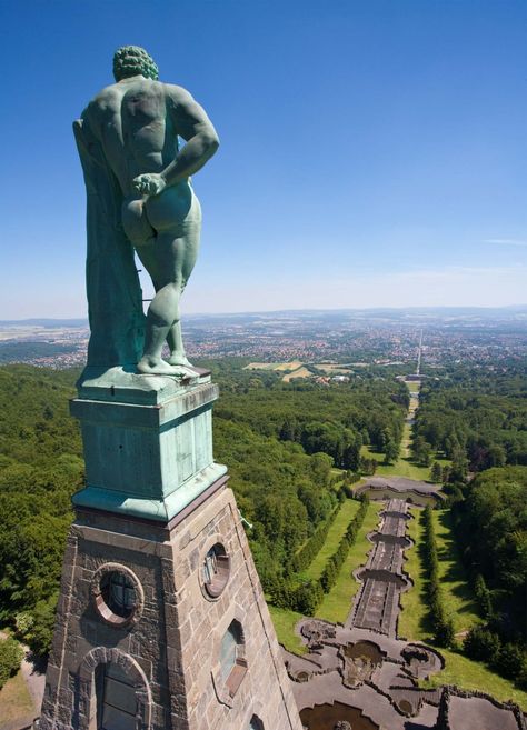 UNESCO-welterbe bergpark wilhelmshöhe | Museumslandschaft Hessen Kassel Art, Hercules, Statue, Travel, Kassel, Germany, Kassel Germany, Statue Of Liberty, Lion Sculpture