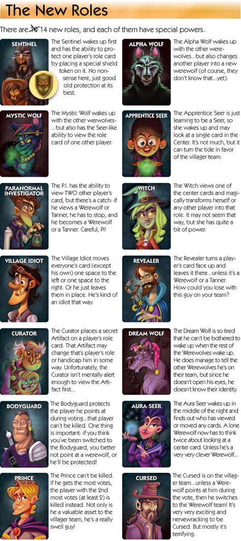 One Night Ultimate Werewolf DAYBREAK by Bezier Games — Kickstarter One Night Ultimate Werewolf, Werewolf Board Game, Werewolf Card Game, Werewolf Card, The Wolf Game, Werewolf Games, Mystical Wolf, Spy Games, Game Card Design