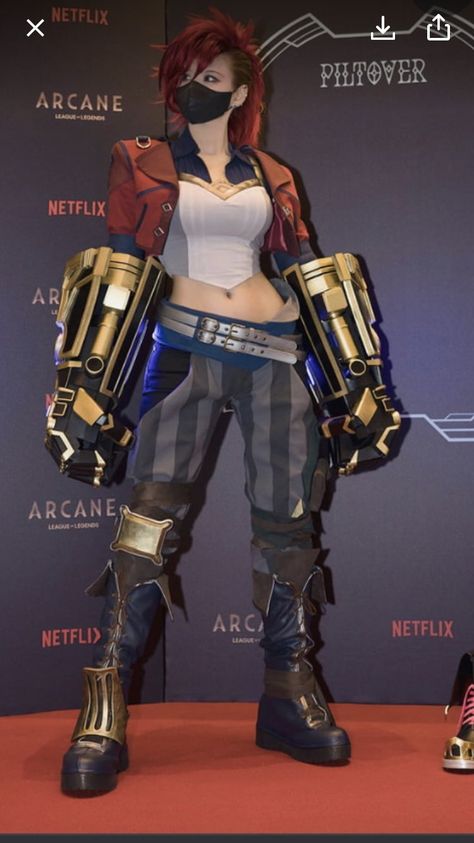 Vi Arcane Cosplay, Arcane Cosplay, Vi Cosplay, Vi Arcane, Vi League Of Legends, Jinx League Of Legends, League Of Legends Characters, Epic Cosplay, Lol League Of Legends