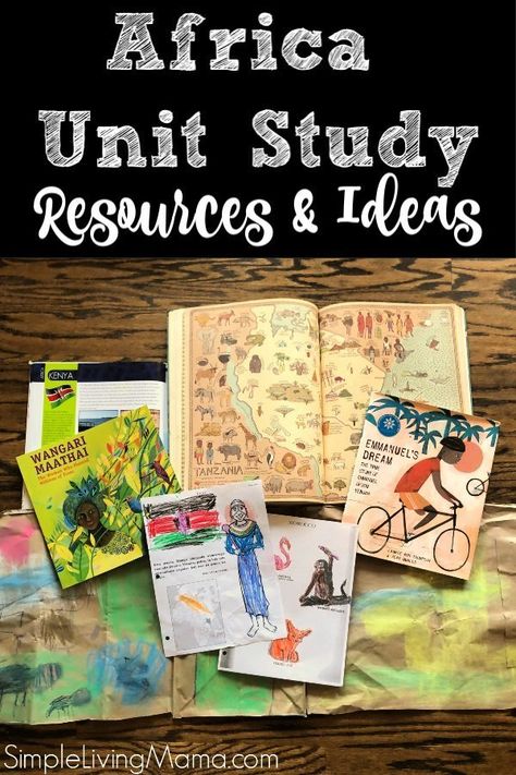 Africa Unit Study Resources - My Father's World ECC & Beautiful Feet Books - Simple Living Mama Geography Unit Study, Country Unit Study, Africa Topic Ks1, Africa Geography, Africa Unit Study, Exploring Countries And Cultures Mfw, Homeschool Unit Study Ideas, Unit Study, Mama Africa